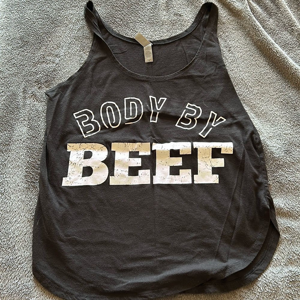 Body by beef tank top